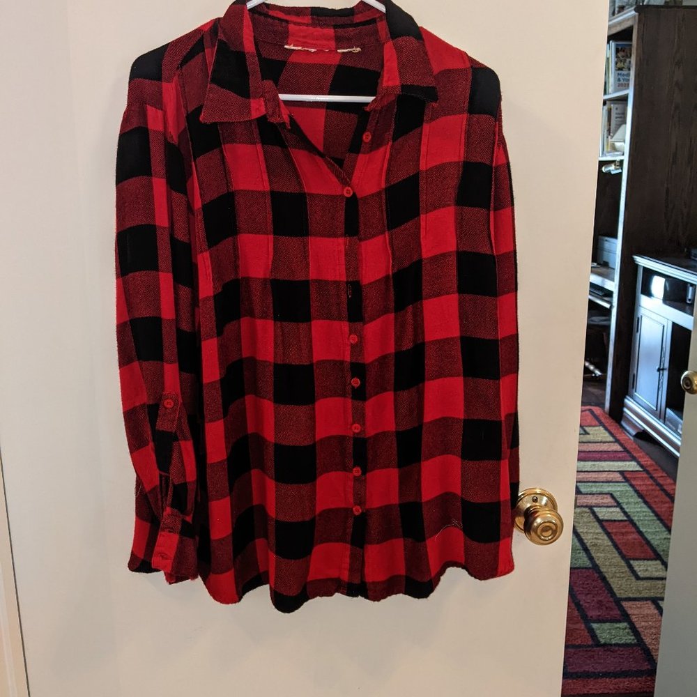 Women's plaid flannel